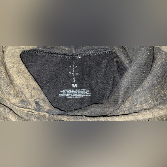 Cactus Jack Astronomical Travis Scott Theme Dark Grey Graphic Novelty Hoodie - Picture 5 of 5